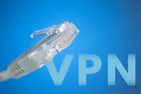 vpn services benefits vpn internet cable blue background